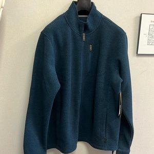 Men's Lee Fleece faux Sherpa lined Full Zip Up Jacket Size M - NWT